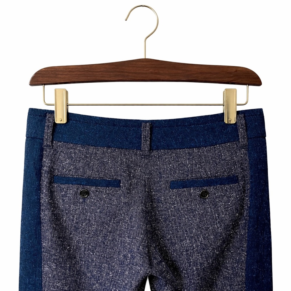 Anthropologie Elevenses Brighton Tweed Wide Leg Pants Size 4 - Picture 6 of 13